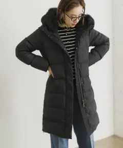 URBANRESEARCH ラビットフードストレッチロングダウン