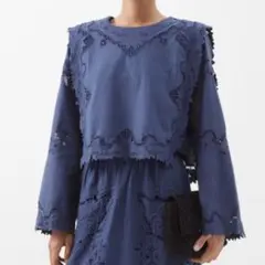 SALE Sea new york ネイビー レースブラウス