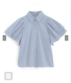 ダブル フレアスリーブブラウス GRL 新品