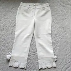 TO BE CHIC グレージュパンツ 40サイズ