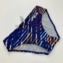 【中古Mサイズ】 FILA/フィラ メンズスイムビキニ 競パン：ブルー