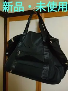 軽量 折り畳み 旅行バッグ 黒 男女兼用 洗濯可 防水ポケット 撥水
