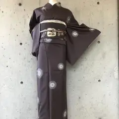 本場大島紬 上質な紬小紋 袷