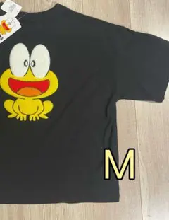 ど根性ガエル ピョン吉 ビッグシルエット Tシャツ サガラ刺繍 刺繍 M