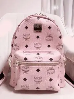 MCM ソフトピンク リュック　バックパック MCM - Mcm リュック ソフトピンクの通販 by ヤコ's shop