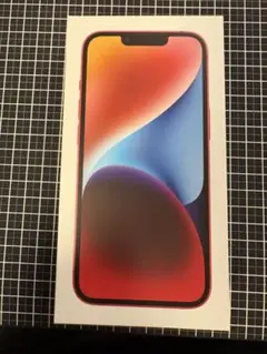 iPhone14 赤 箱 ケーブル付属品つき