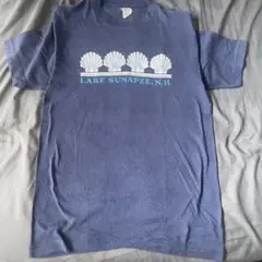【80s】シングルステッチLAKE SUNAPEE プリントT USA製　L