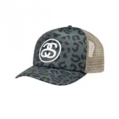 Stussy TRUCKER SS-LINK SNAPBACK LEOPARD