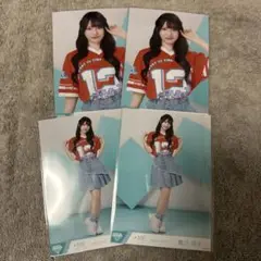 ノイミー 蟹沢萌子 メンカラユニフォームTシャツ 生写真