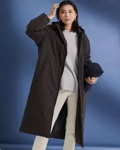 新品23区中綿ノンステッチロング アウター