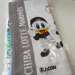 千葉ロッテマリーンズ　ざっくぅコラボフェイスタオル