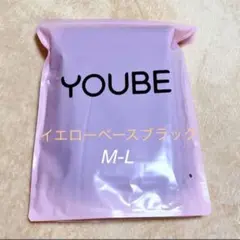 yoube #7肌魅せ裏起毛タイツ イエローベースブラック