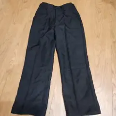 130サイズ 黒 ポリエステルパンツ
