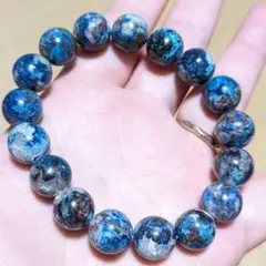 ●12mm●クリソコラブレスレット●天然石パワーストーンアースカラー●