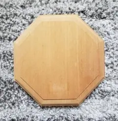 【新品　未使用】トールペイント 白木　八角形木製飾り台