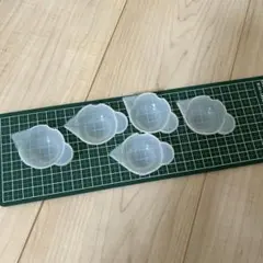 シリコン　調色パレット　5個セット　レジン用品