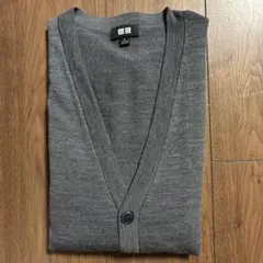 新品　UNIQLOグレーカーディガンSサイズ