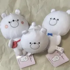 ガーリーくまさん　ぬいぐるみ　3種セット