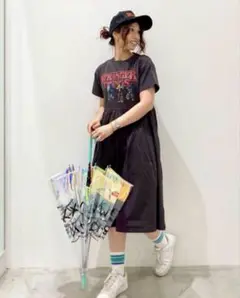 graniph × STRANGER THINGS Tシャツワンピース　Lサイズ