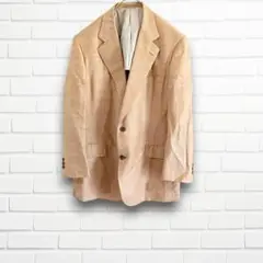 ヒッキーフリーマン　テラード　ジャケット　肩パット　ウール　麻　シルク　カシミヤ