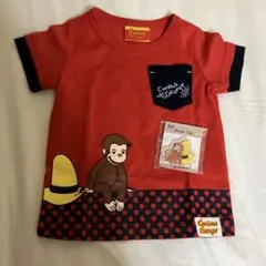 【美品】おさるたのジョージTシャツ80㎝＆クリップ