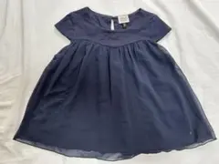 ARMANI JUNIOR 半袖ブラウス 7A ネイビー