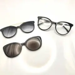 CHANEL 眼鏡用フレーム 新作ココマーク付ブラックサングラス3way(W)
