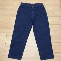 ユニクロ ストレッチイージーアンクルパンツ/デニム(L/68 BLUE)