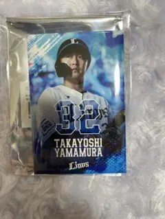 埼玉西武ライオンズ　山村崇嘉 スクエア缶バッジ