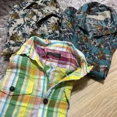 3点セット！シャツ メンズシャツ　半袖　長袖
