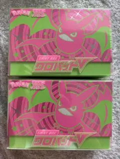 新品未開封　シャイニーBOX クロバットv ポケモンカードゲーム　2箱