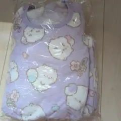 薄紫色クマ柄パジャマセット