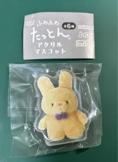 ふわふわたっとん アクリルマスコット うさぎ BE カプセルトイ サンレモン