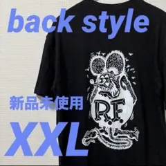 新品未使用☆ラットフィンク／バッグプリント／ビッグプリント／Tシャツ／XXL