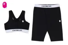 下着・アンダーウェア A BATHING APE SPORT BRA BIKER SHORTS SET A BATHING APE Ladies' A BATHING APE SPORT BRA BIKER SHORTS