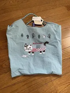 猫刺繍トートバッグ