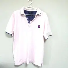 ポロシャツ　ピンク