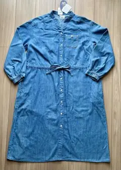 【新品】Lee リー マタニティ ライトブルー デニム ワンピース Mサイズ