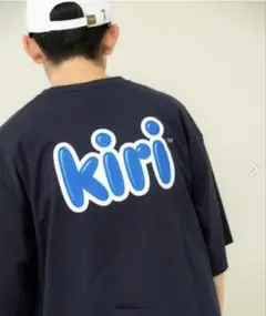 Kiri×URBAN RESEARCH ロゴTシャツ / wide dad