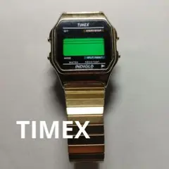 TIMEX 腕時計 タイメックス デジタル ゴールド ジャンク品