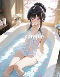 AIイラスト　美女 L版サイズ 1点物 D48
