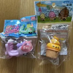 【値下げ)】ツートーンminiスクーター　ソフトクリーム型ミニカー
