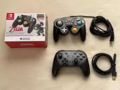 【switch】クラシックコントローラー（ゼルダの伝説）&純正プロコンおまけ付き