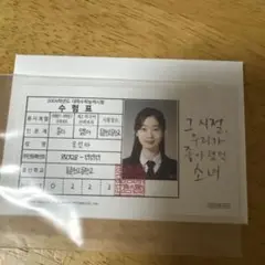 TWICE ダヒョン あの夏、僕たちが好きだったソナへ 第一弾 入場者特典