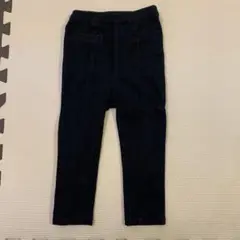 プティマイン80サイズ ブラックパンツ 刺繍付き