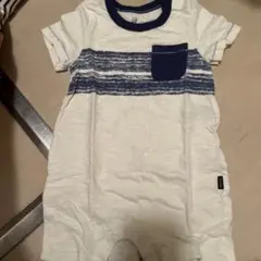 baby GAP ストライプロンパース 12-18ヶ月
