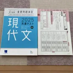 現代文 2025 共通テスト　重要問題演習　ベネッセ