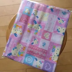 【超希少品】サンリオキャラクター＊ウサハナ＊プリント生地 ＊ピンク＊100×62