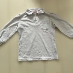 ホワイトポロシャツ 120サイズ