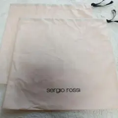 sergio rossi シューズバッグ 2枚セット